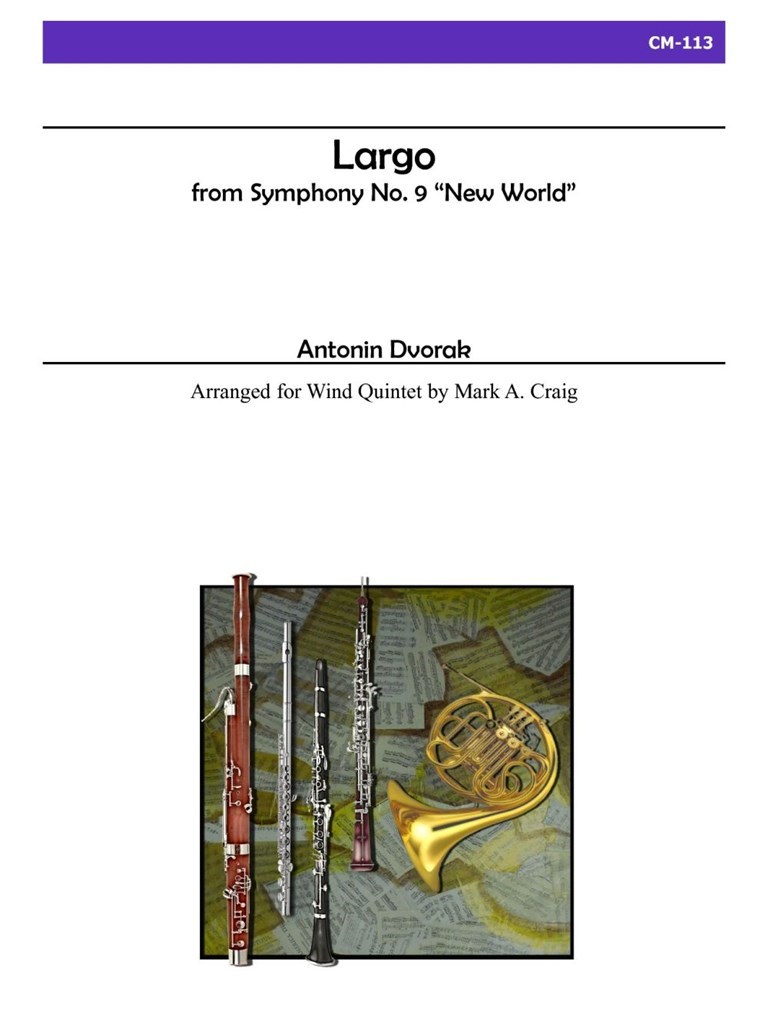 Largo From New World Symphony For Wind Quintet